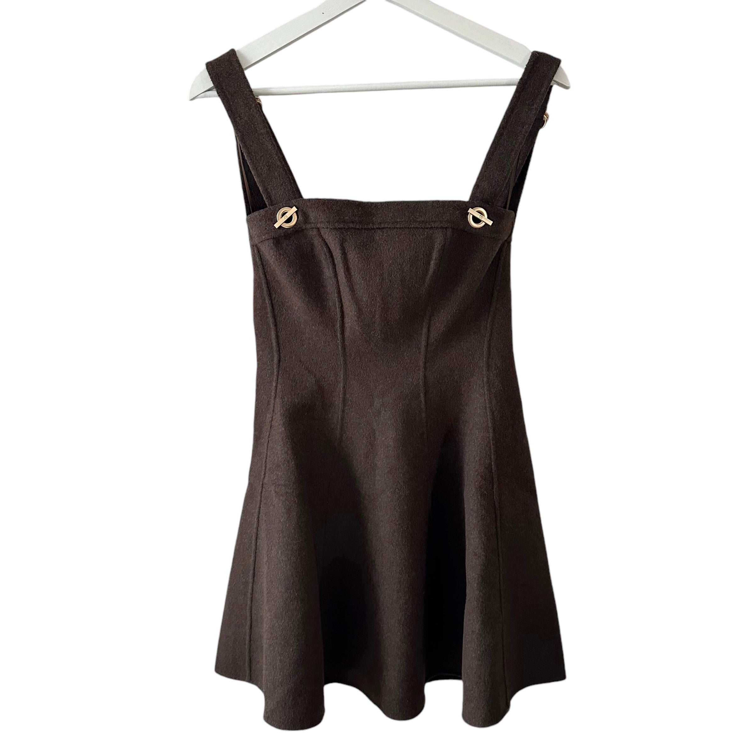 Gap x Cult Gaia Brown Wool Mini Dress Size 2 ThriftWardrobe Gap x Cult Gaia Brown Wool Mini Dress Size 2 ThriftWardrobe