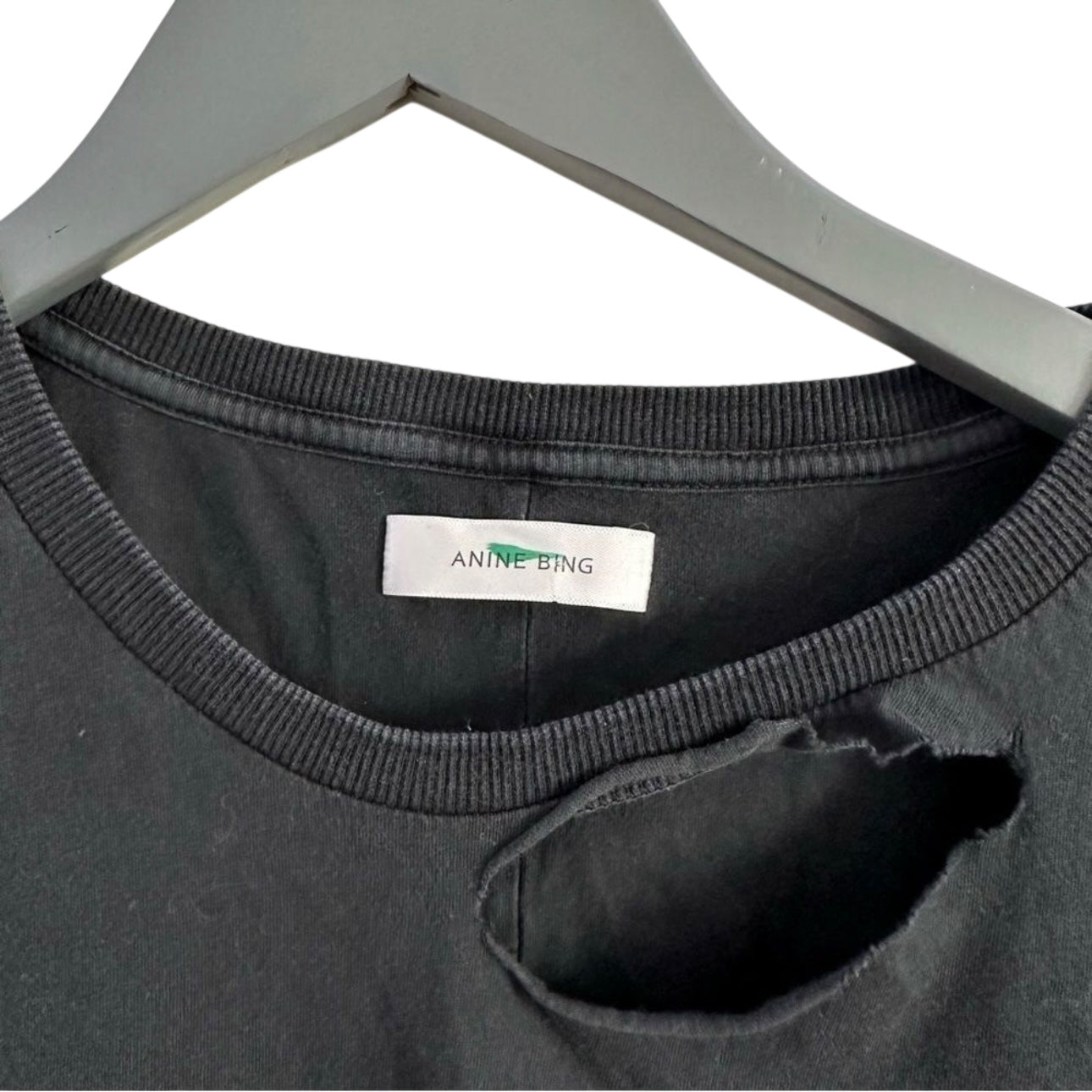 Anine Bing Distressed Tee Size S