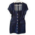 Generation Love Brunella Sheen Denim Dress Size S