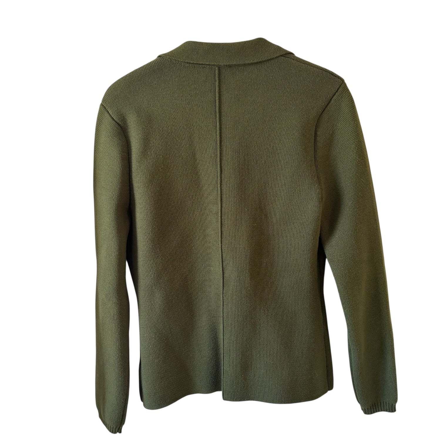 L’AGENCE Lacey Knit Blazer Army Green Size S