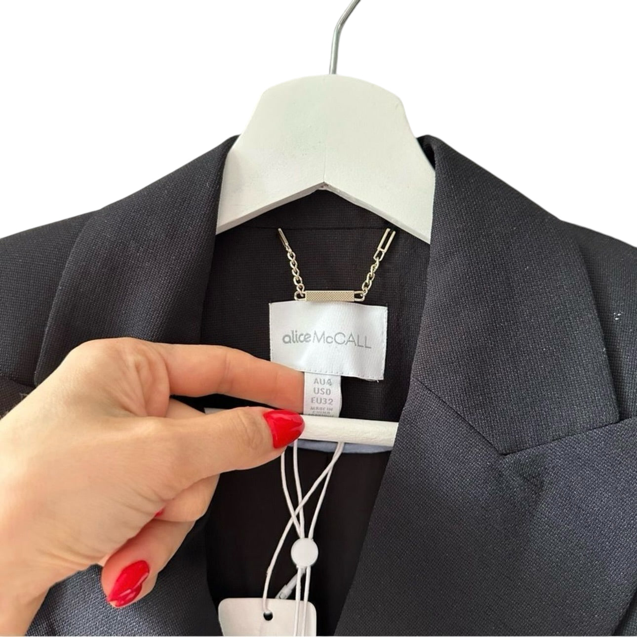 Alice McCall That’s All Coat with Embellished Buttons Size 0