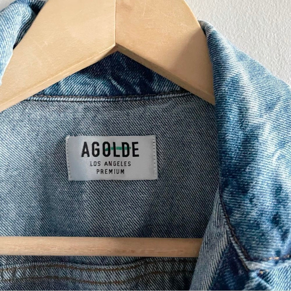 AGOLDE Vivian Jean Jacket in Record Wash Size XS