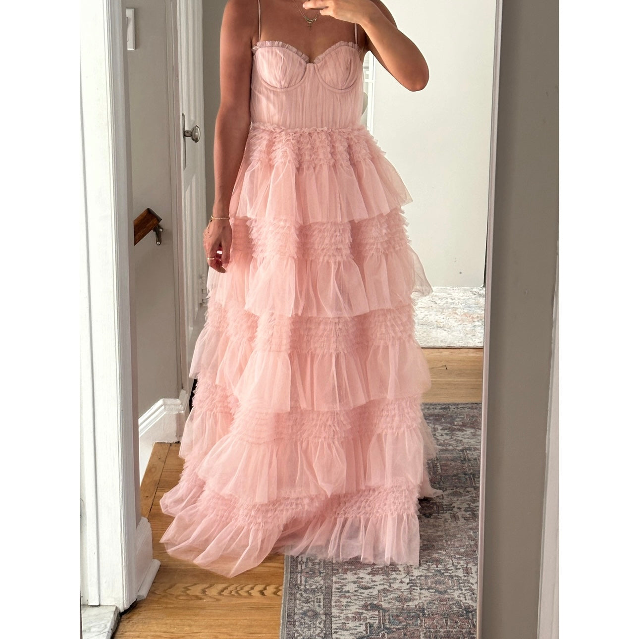 Lovers and Friends Alba Gown in Light Pink Size S