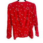 Rouje Eliza Blouse In Bird Print Size 6