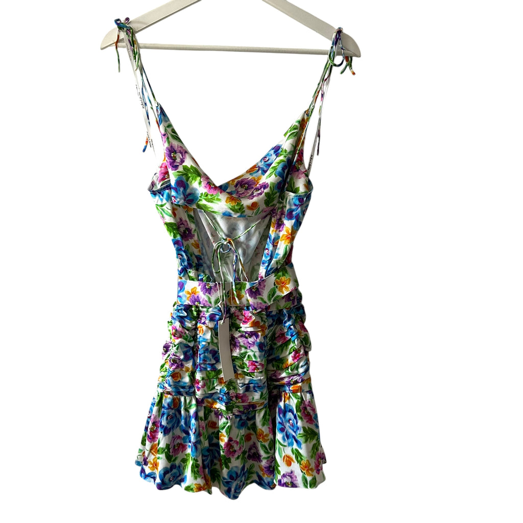 For Love And Lemons Miranda Belted Mini Dress Size S