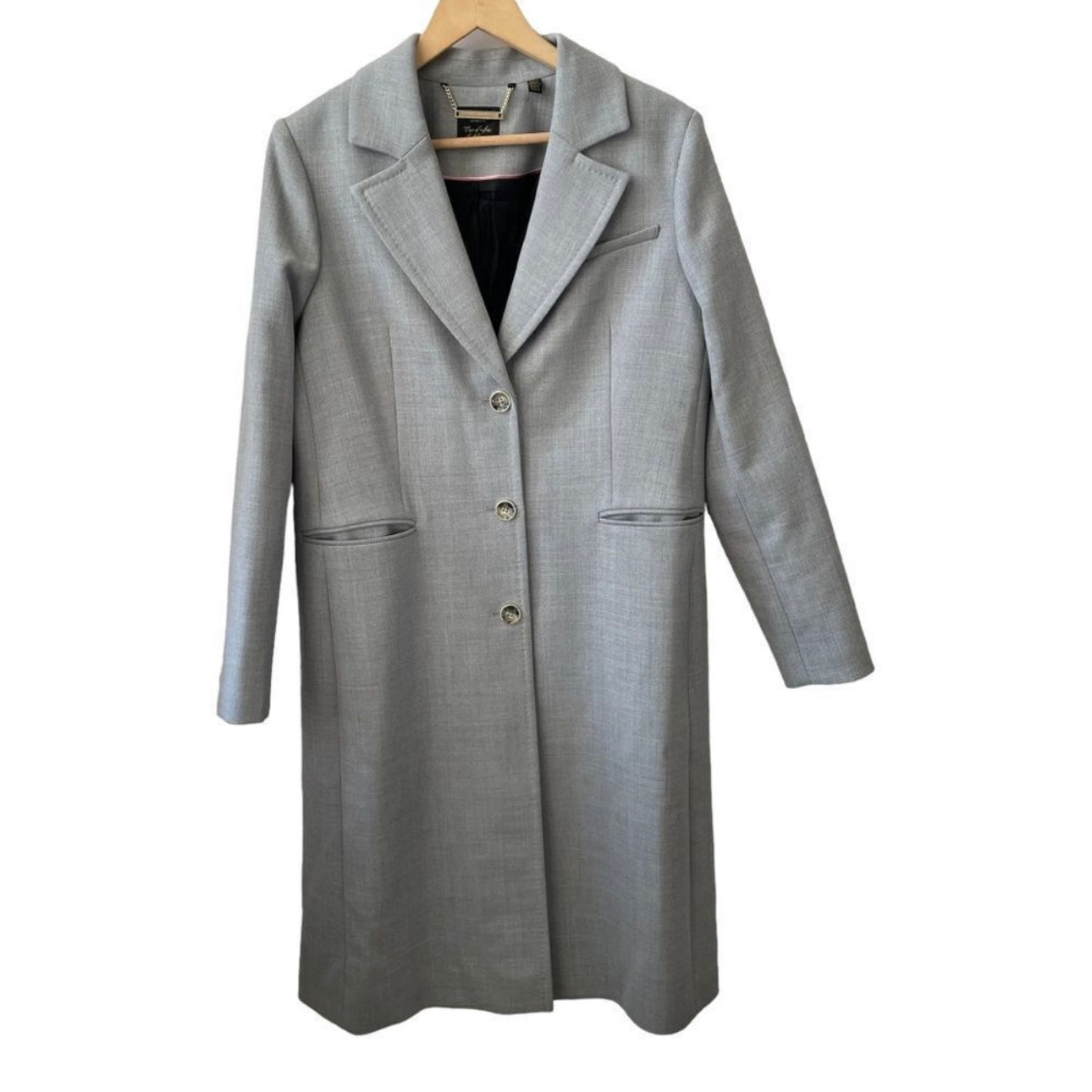 Ted Baker Faedra Wool Blend Coat Size L