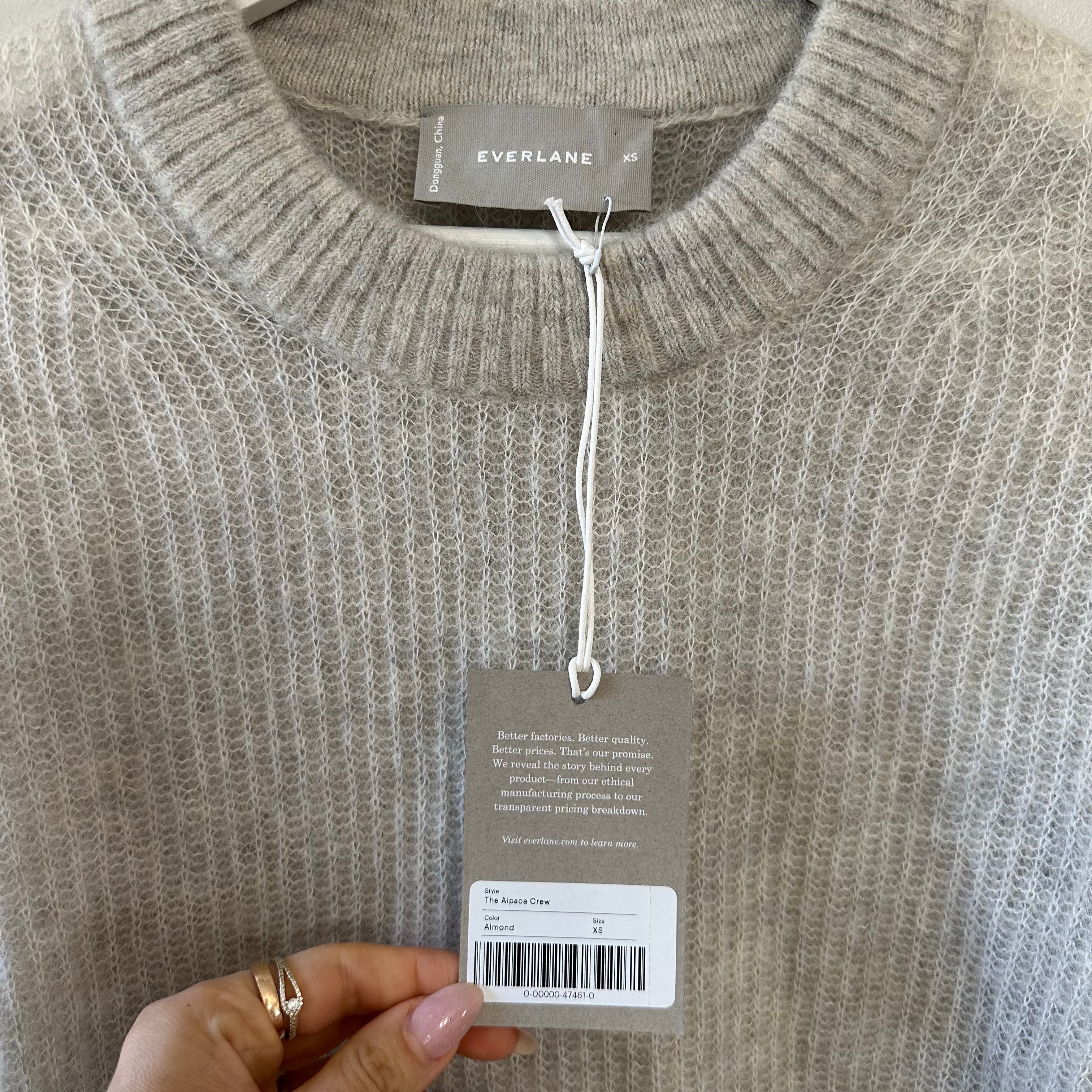 Everlane Alpaca Crew Size XS