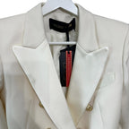 BALMAIN x H&M Collab Cream Blazer Size 4