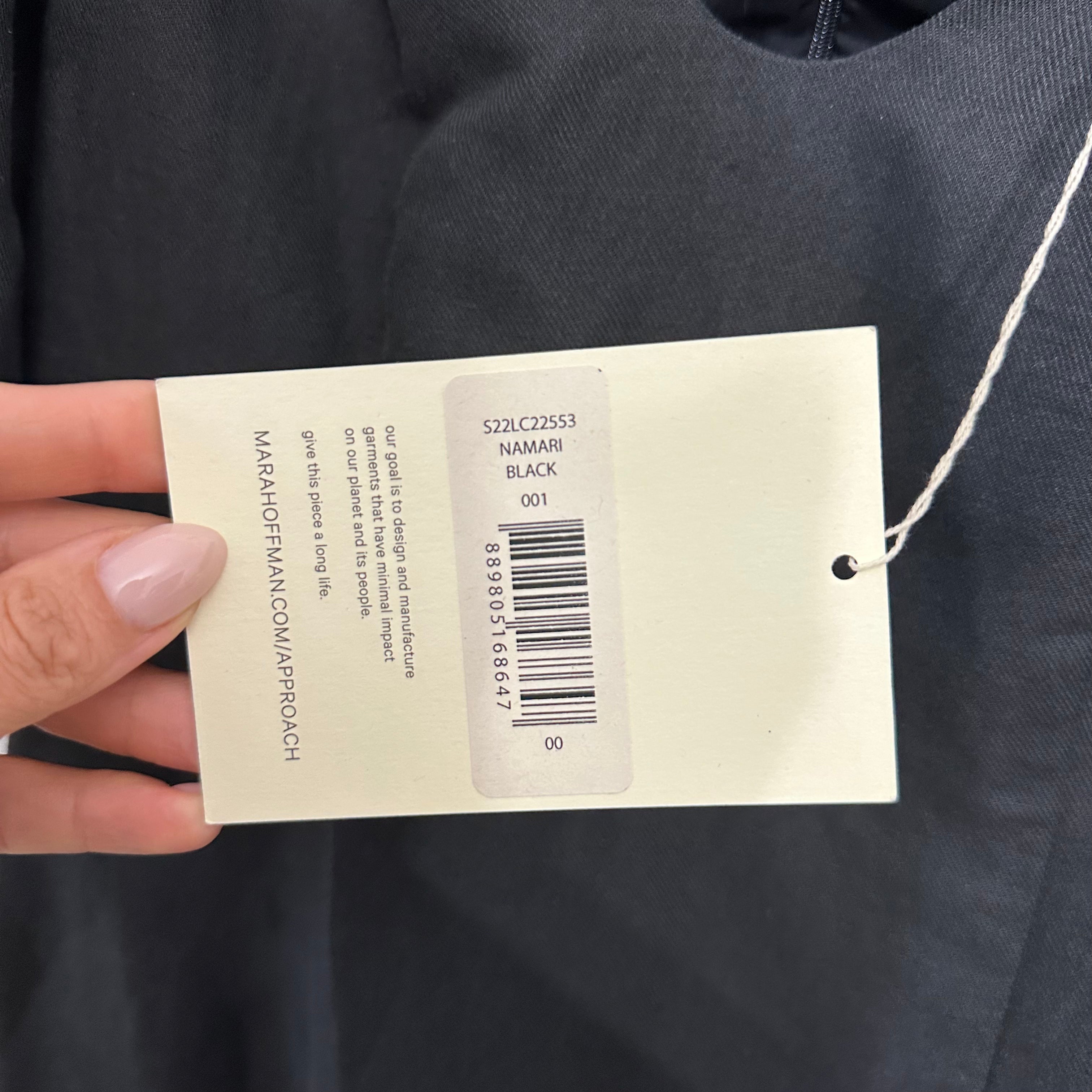 Mara Hoffman Midi Linen-Blend Namari Puff-Sleeve Dress Size 00