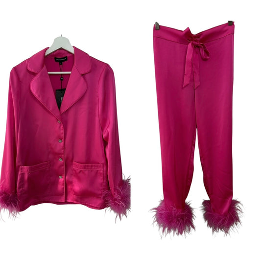 Nadine Merabi Darcie Hot Pink Pajamas Size S