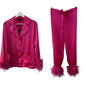 Nadine Merabi Darcie Hot Pink Pajamas Size S