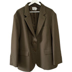 The Frankie Shop Bea Blazer in Chocolate Size XS
