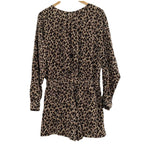 SEA NY Leopard Print Romper Size S
