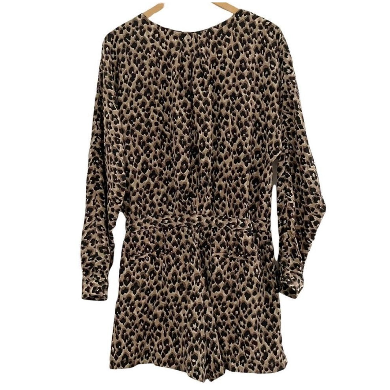 SEA NY Leopard Print Romper Size S