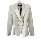 BALMAIN x H&M Collab Cream Blazer Size 4