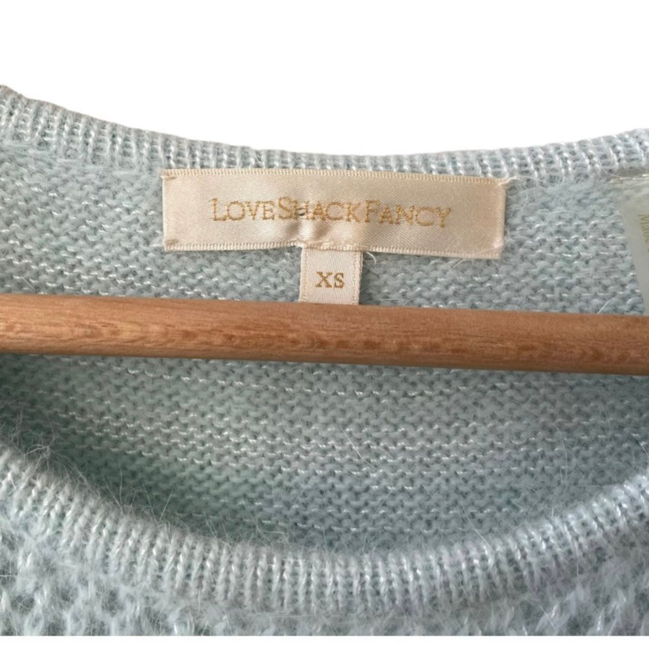 LoveShackFancy Karlie Angora Pullover Size XS