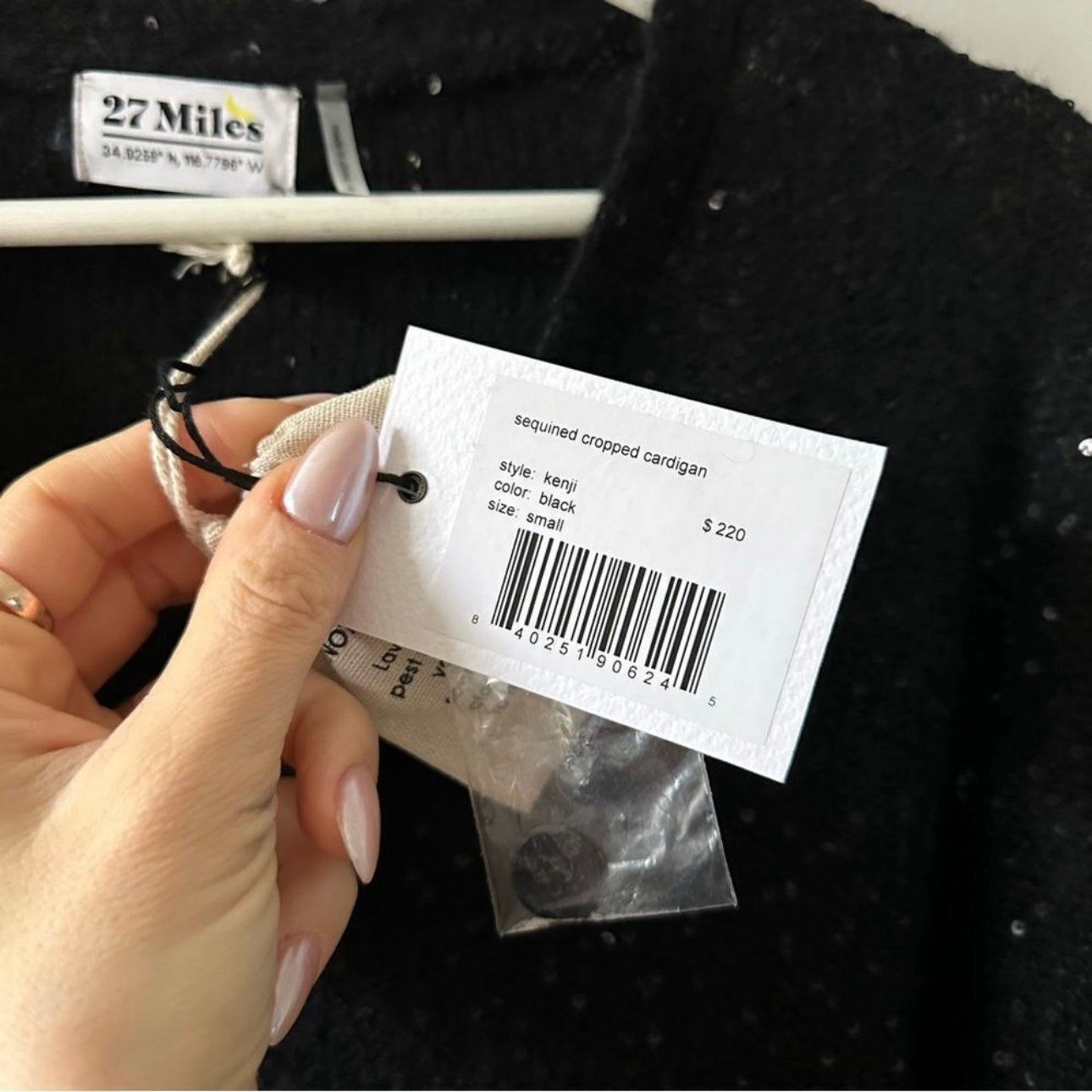 27 Miles Malibu Kenji Cardigan Size S