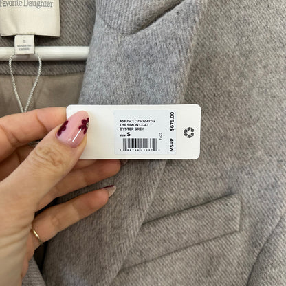 Favorite Daughter The Simon Coat Grey Size S