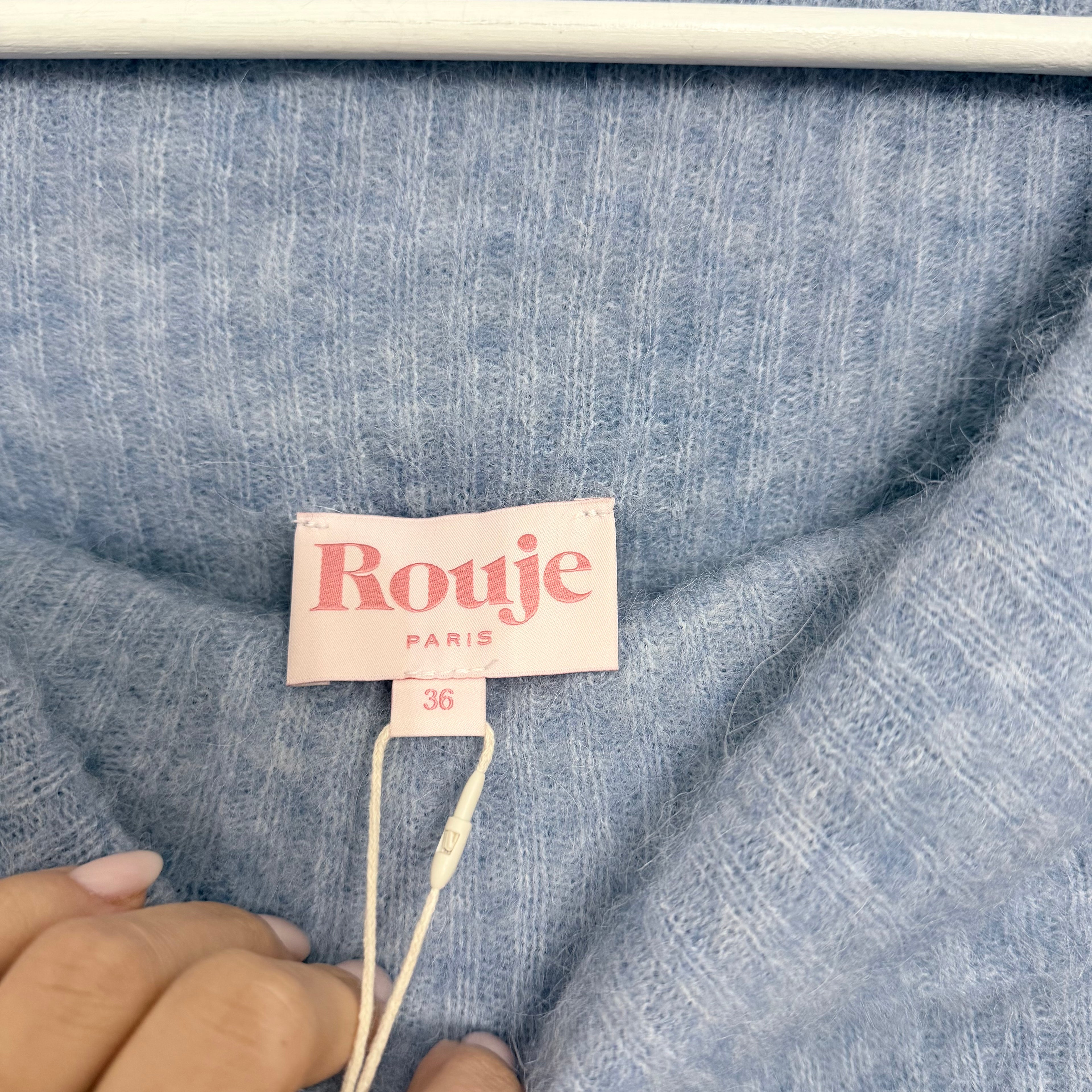 Rouje Lens Off Shoulder Sweater Size 4