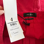 ISABEL MARANT Linen-Blend Ripstop Shorts Size 4
