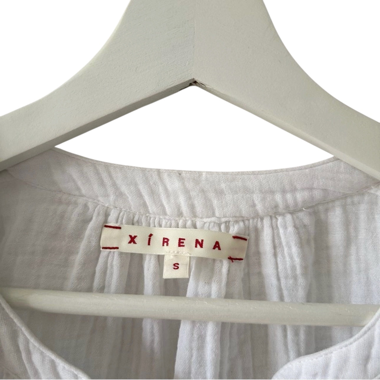 XiRENA White Avery Top Size S