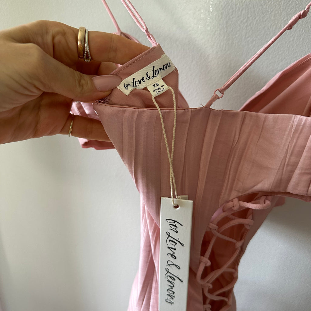 For Love & Lemons Gwyneth Maxi Dress Size XS