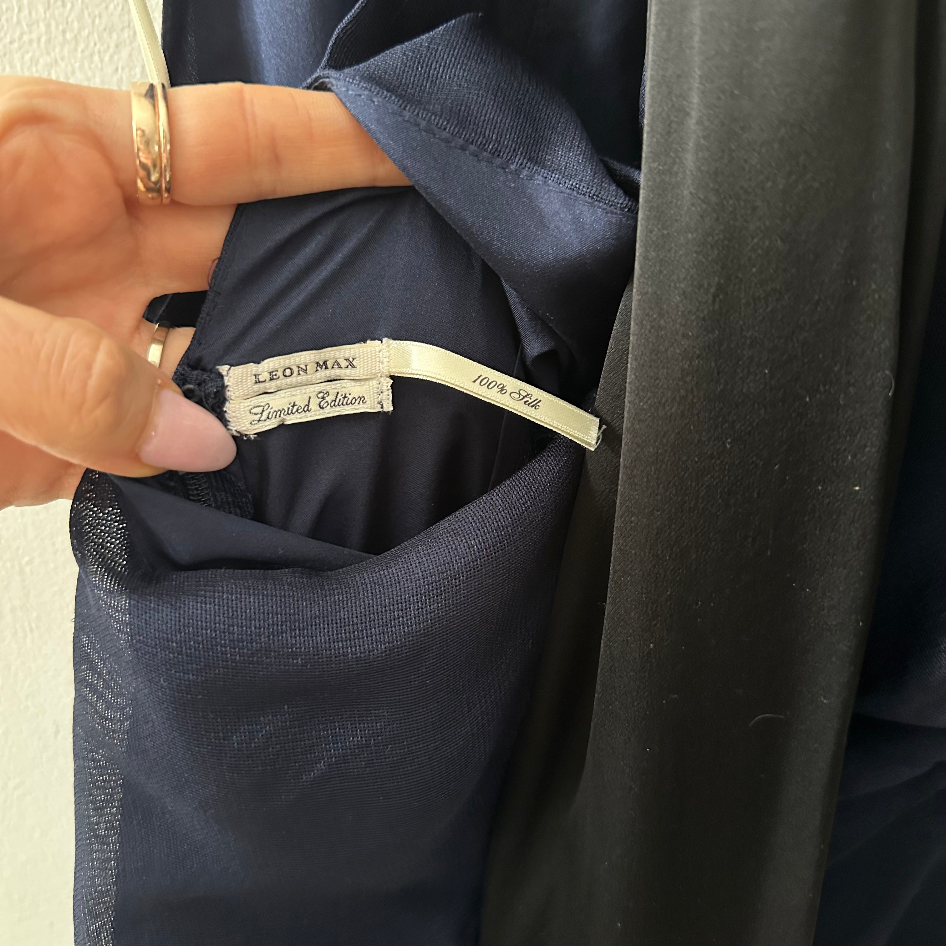 Leon Max Limited Edition Silk Gown Size 6