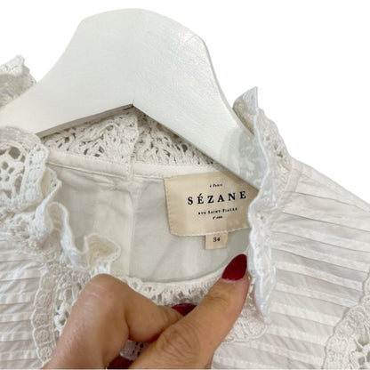 Sezane Laurianne Blouse Size 2