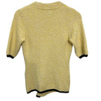 GANNI Asymmetric Organic Cotton-blend Bouclé Sweater Size XS