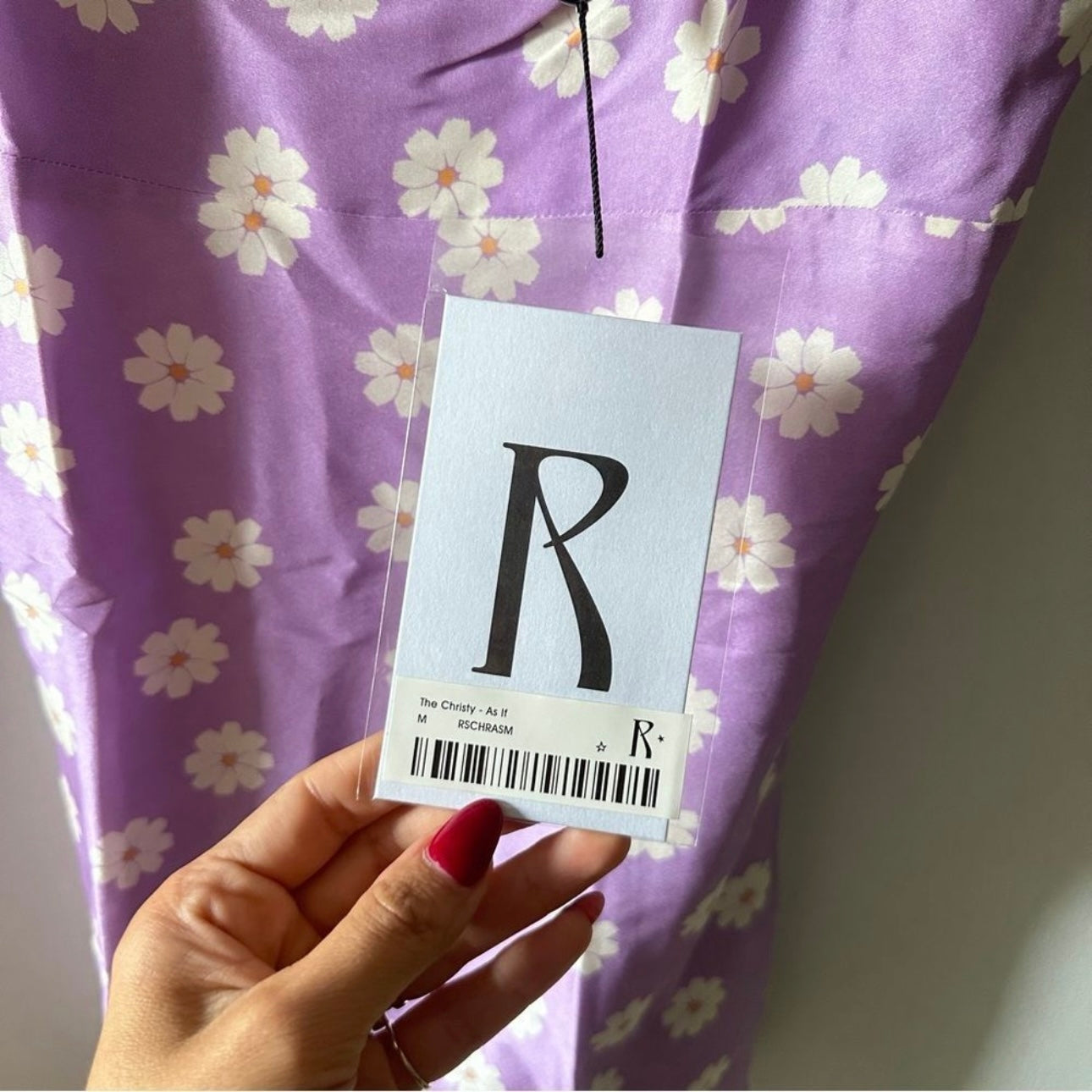 Réalisation Par The Christy Dress Purple Floral Size M