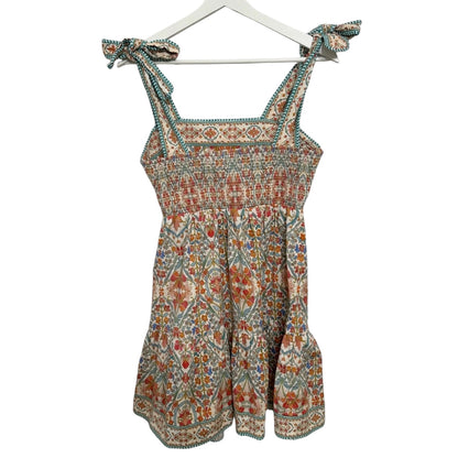 Shoshanna Embroidered Printed Mini Dress Size S