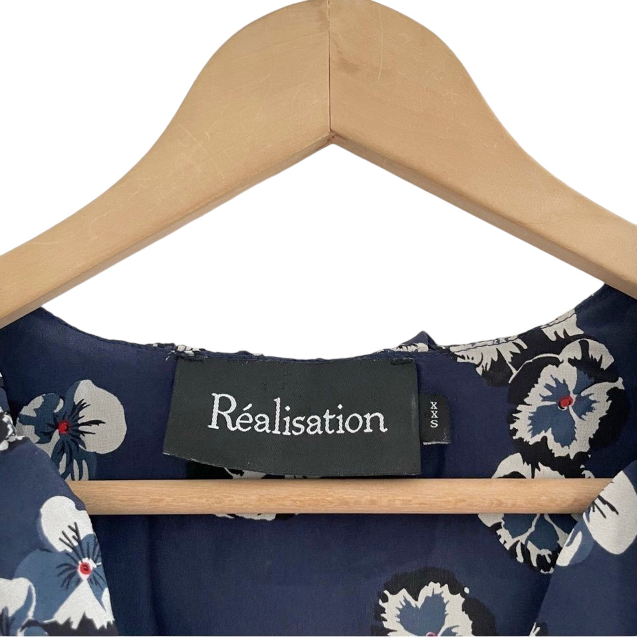 Realisation Par Cher Printed Pansy Blouse Size XXS