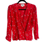 Rouje Eliza Blouse In Bird Print Size 6