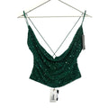 Retroféte Michal Top in Emerald Size S
