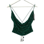 Retroféte Michal Top in Emerald Size S