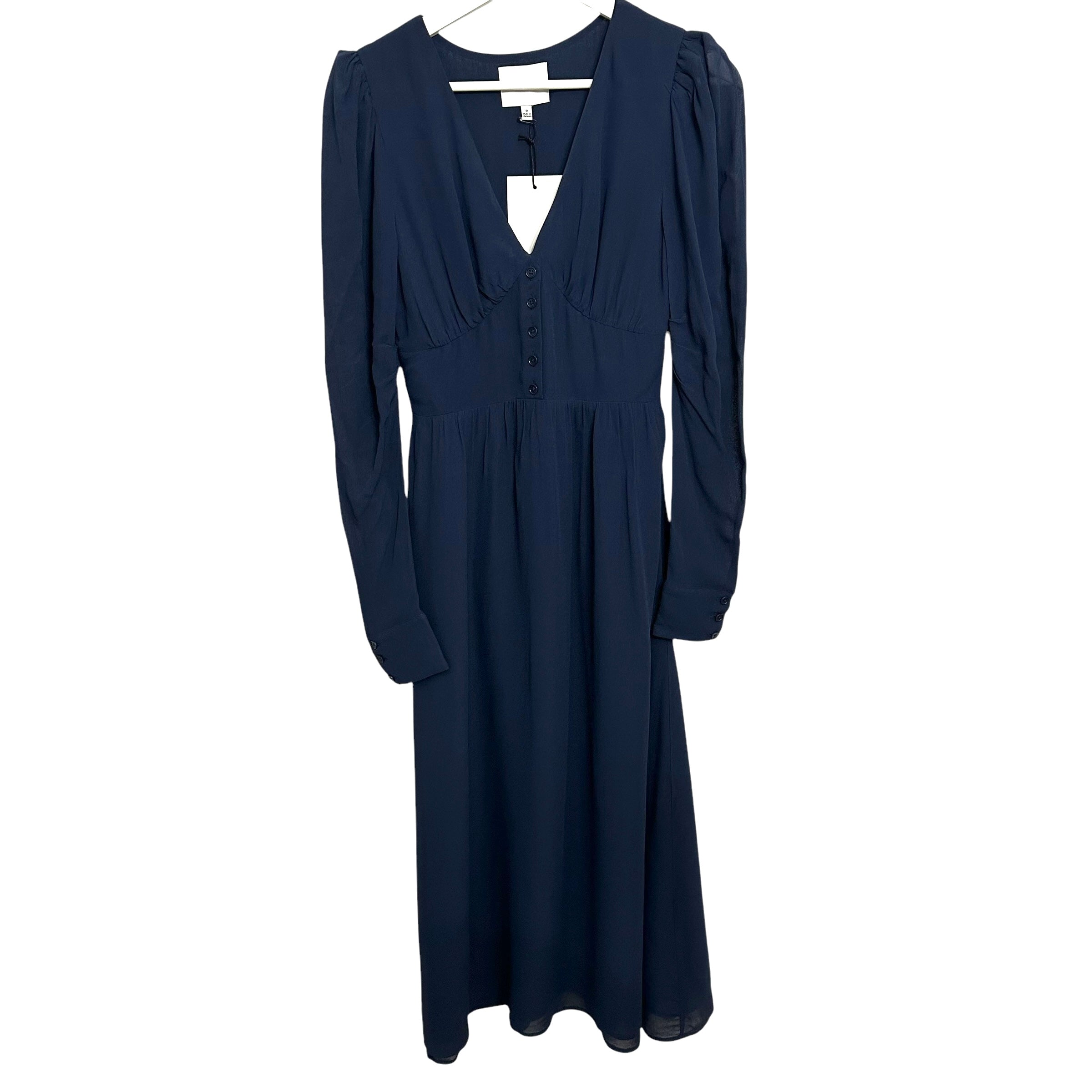 Reformation Liara Dress in Navy Size 0