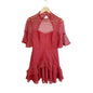 AMUR Mila Mini Lace Dress Spice Size 4