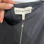 Mara Hoffman Midi Linen-Blend Namari Puff-Sleeve Dress Size 00