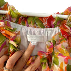 Caroline Constas Dahlia Off The Shoulder Pink Coral Multi Size XS