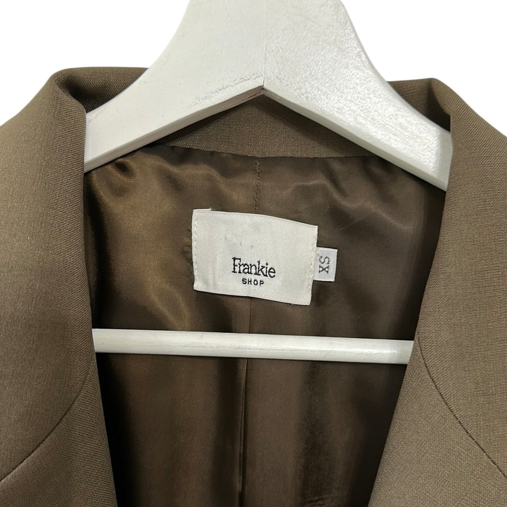 The Frankie Shop Bea Blazer in Chocolate Size XS