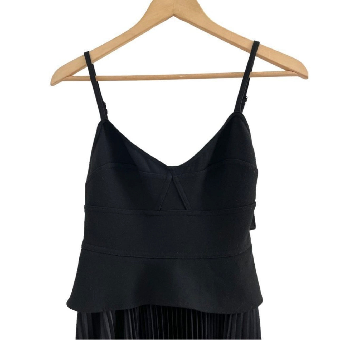 A.L.C Gwen Pleated Buckle Back Dress Size 00