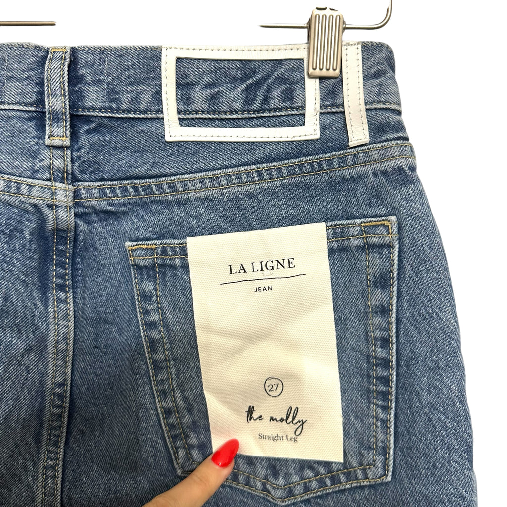 La Ligne Molly High-Rise Straight Jean Size 27