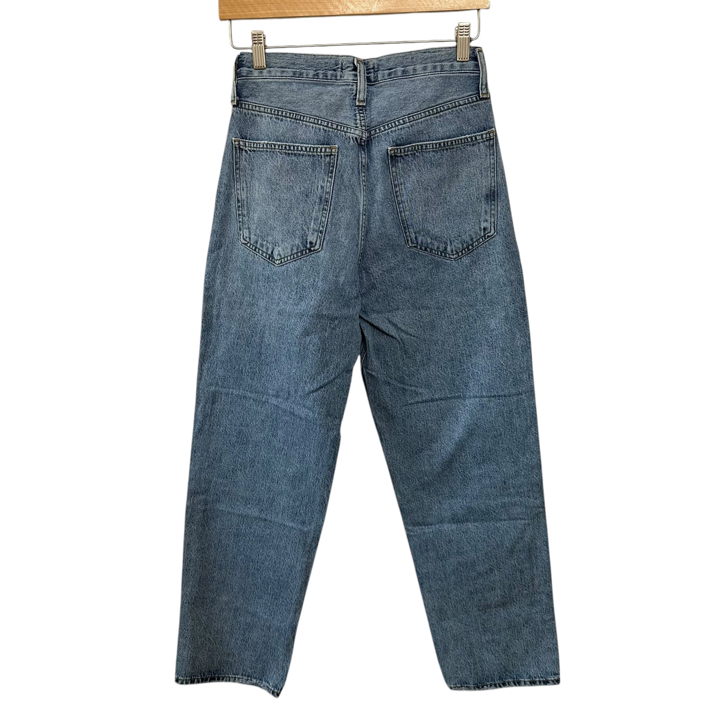 AGOLDE Criss Cross Jeans Straight Leg In Eternal Size 25