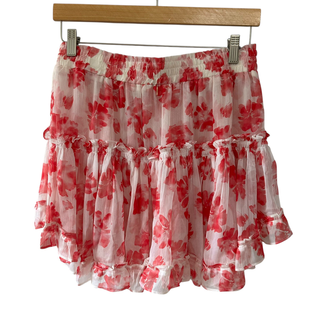 Misa Los Angeles Marion Skirt Watermelon Blossom Size L