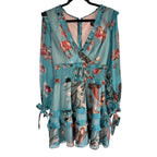 PatBo Carolina Floral Ruffle Mini A-line Dress Size 4