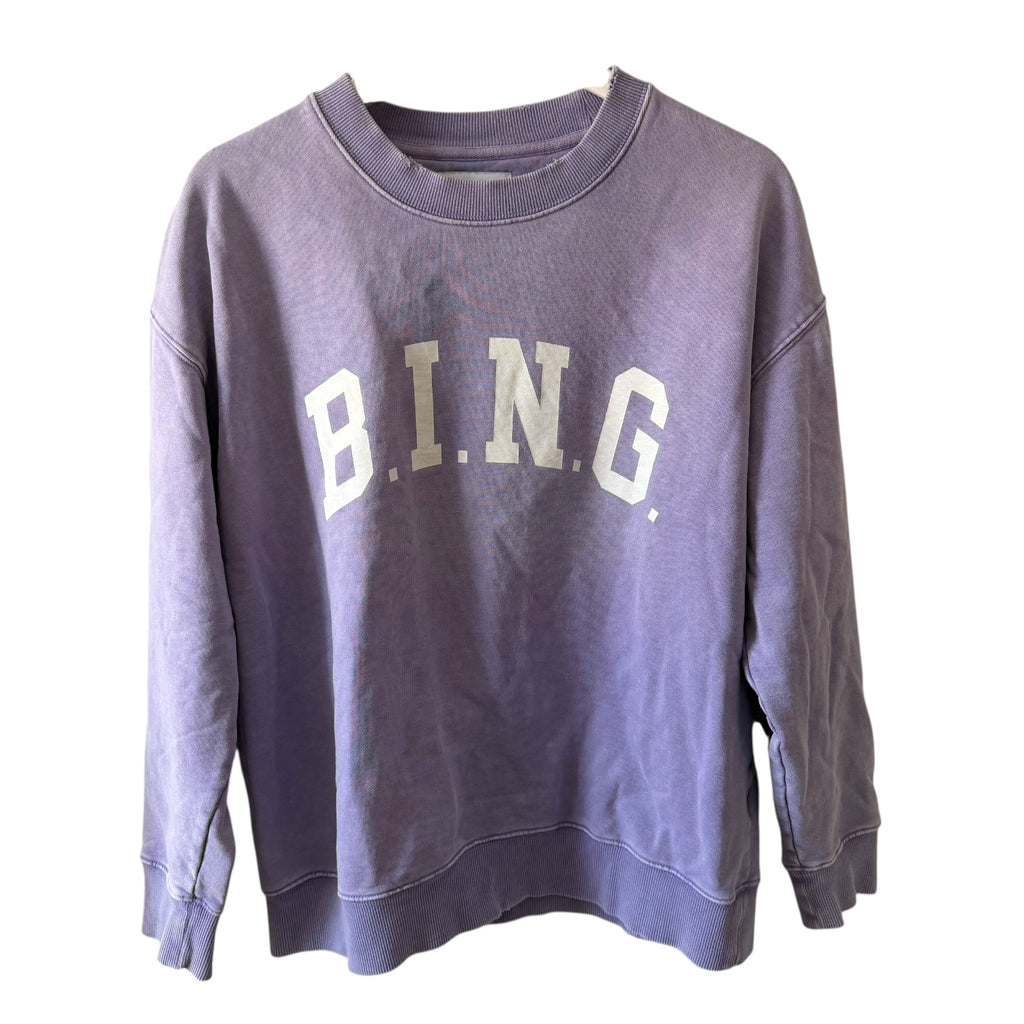 Anine Bing Purple Sweatshirt Size S