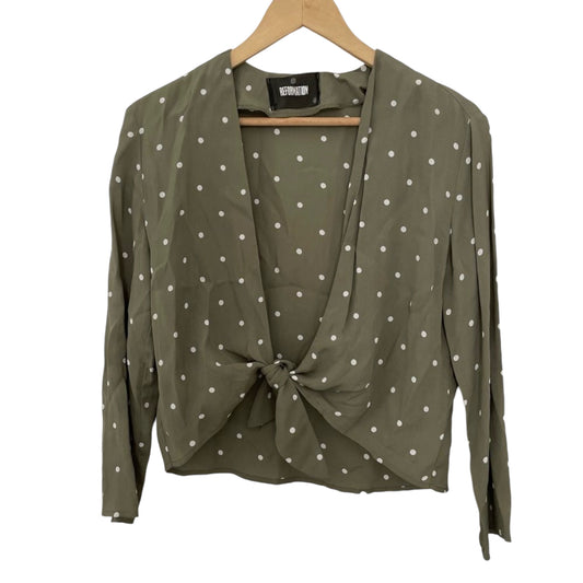 Reformation Casablanca Top Polka Dot Size XS