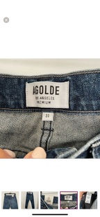 Agolde Blade Skinny Jeans in Sonic Size 31