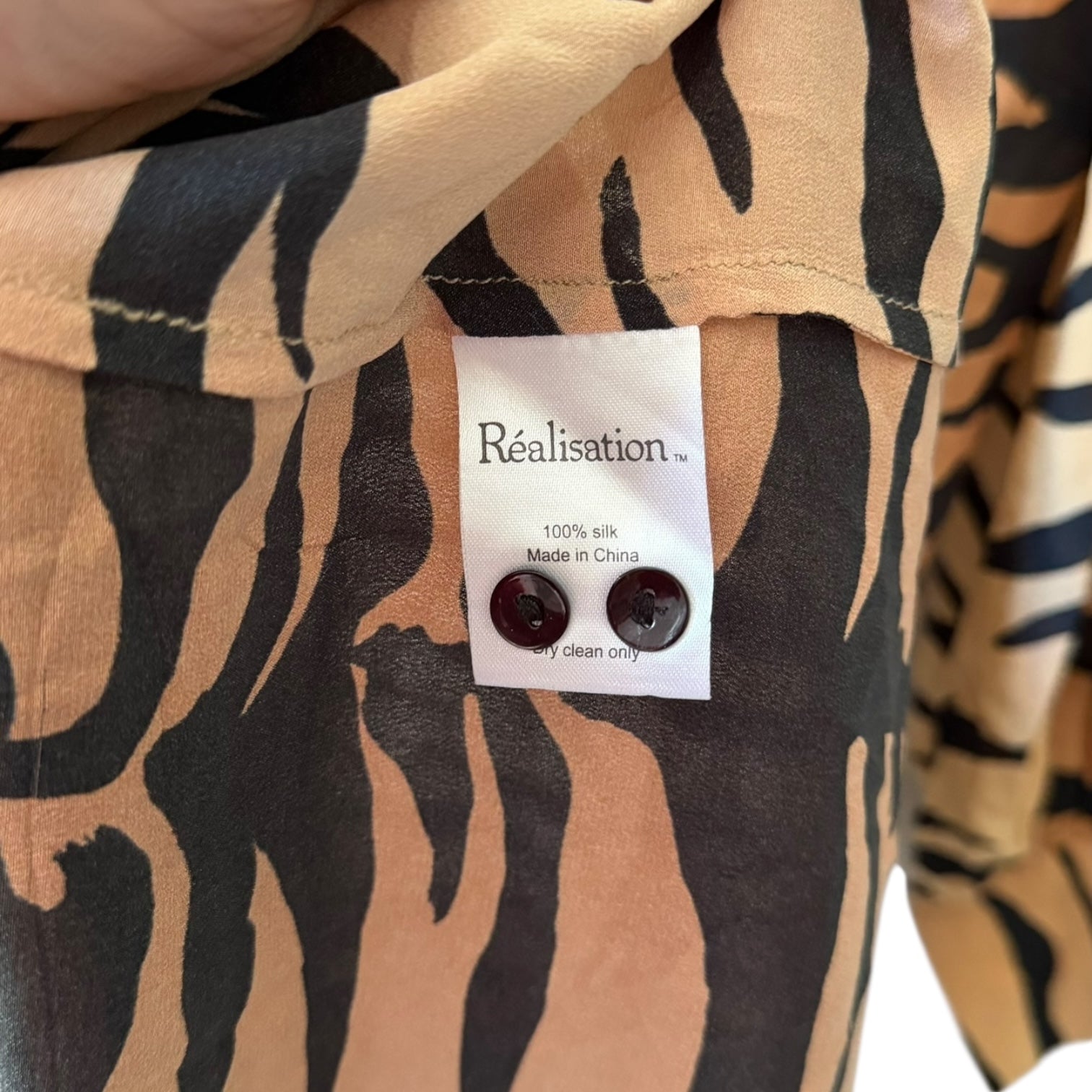 Realisation Par Vivien Tiger Dress Size S
