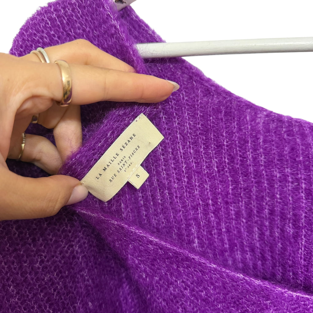 Sezane Zebulon Front Twist Sweater Size S